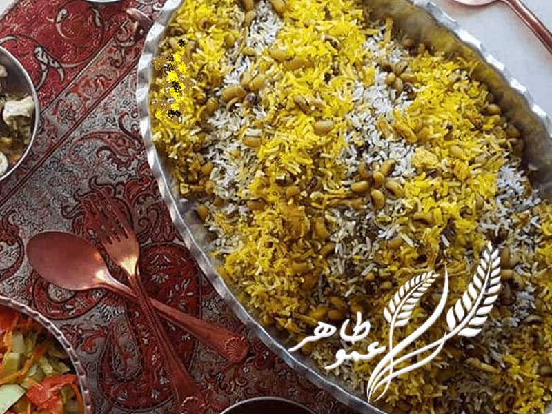 مراحل پخت شوید پلو با لوبیا چشم بلبلی