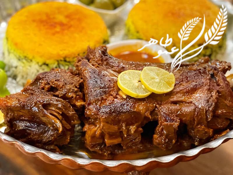 مراحل طرز تهیه باقالی پلو با گوشت